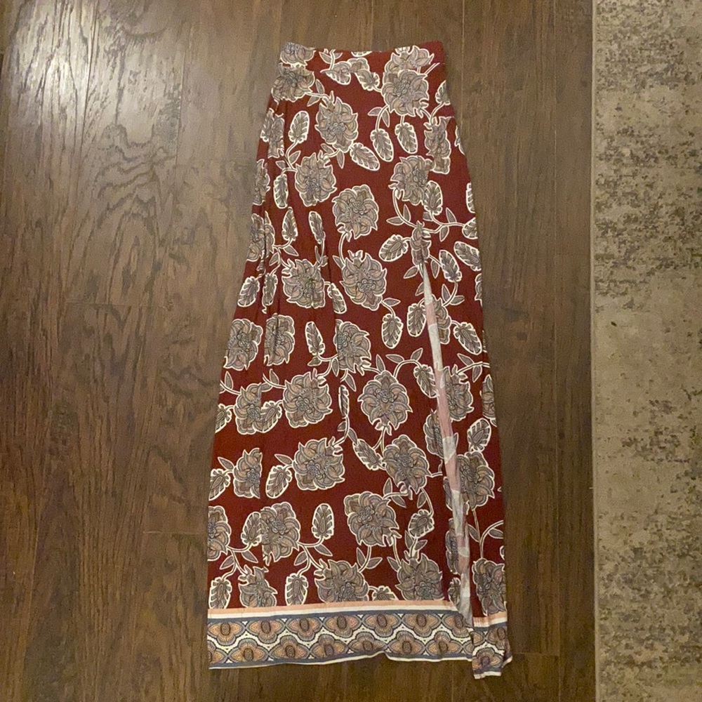 Charlotte Russe Maxi Skirt with Slit